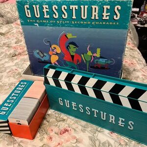 Vintage Milton Bradley Guesstures: The Game of Split-Second Charades 1990
